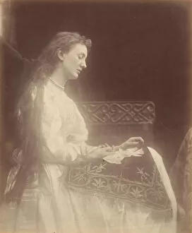 Tennyson Alfred Lord Gallery: Elaine, 1874. Creator: Julia Margaret Cameron