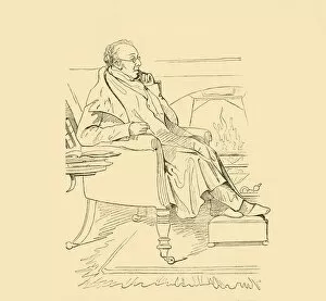 Benjamin Disraeli Collection: The Elder D Israeli, c1840s, (1881). Creator: Unknown