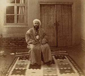 Uzbekistan Prints: Elder, Samarkand, between 1905 and 1915. Creator: Sergey Mikhaylovich Prokudin-Gorsky
