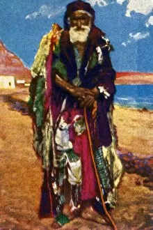 Elderly beggar, Egypt, c1928. Creator: Unknown