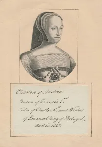 Charles Quint Collection: Eleanor of Austria. Creator: Unknown