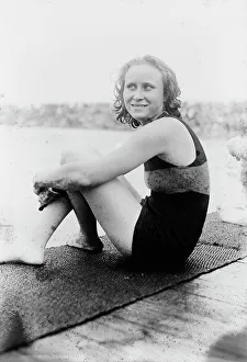Sportswoman Prints: Eleanore Uhl, between c1915 and c1920. Creator: Bain News Service