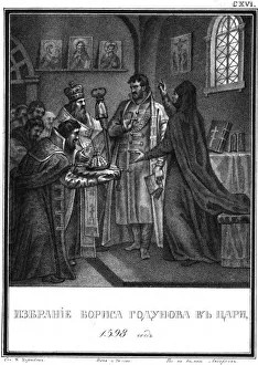 Chorikov Prints: The Election of Boris Godunov to the Tsar