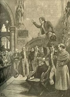 Edmund Blair Gallery: Election meeting in Ireland, 1826 (c1890). Creator: Edmund Blair Leighton