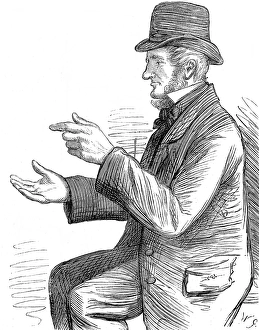 Voter Prints: Election Sketches: argument, 1880. Creator: Unknown