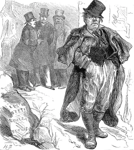 Harry Furniss Prints: Election Sketches: the Irish vote, 1880. Creator: Unknown