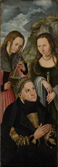 Saxony Prints: The Elector Frederick III the Wise of Saxony (1463-1525) with the Saints Ursula
