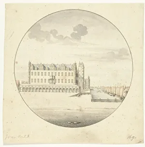 Electors Palace in Berlin, 1685-1695. Creator: Jan van Call