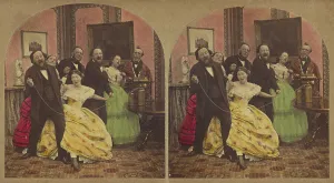 Shocked Prints: The Electric Shock, about 1865. Creator: London Stereoscopic & Photographic Co