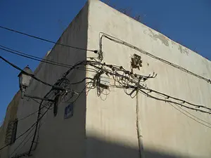 Electricity Prints: Electrical cables, Sousse, Tunisia, 2009. Creator: Amanda Waite
