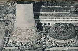 Electrical Power Station at Water Orton, Hams Hall, near Birmingham, 1928