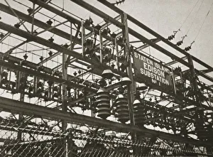 Energy Prints: Electrical substation Number 1 on Staten Island, New York, USA, early 1930s. Artist