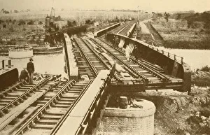 Golding Prints: An Electrically Operated Swing Bridge, at Beccles, near Yarmouth (London and North
