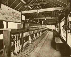 Signalling Gallery: Electro-Mechanical Signal Cabin at Victoria, Southern Railway, 1930. Creator: Unknown