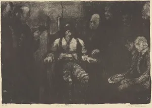Death Sentence Prints: Electrocution, 1917. Creator: Bellows, George (1882-1925)