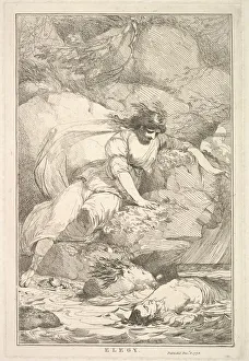 Floating Prints: Elegy (from Fifteen Etchings Dedicated to Sir Joshua Reynolds), December 8, 1778