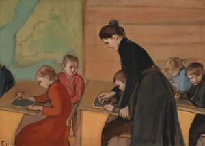 Learning Prints: Elementary School, 1899. Creator: Magnus Enckell