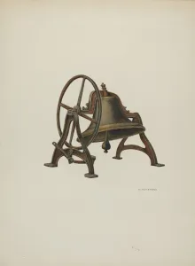 William Kieckhofel Prints: Elementary School Bell, 1940. Creator: William Kieckhofel
