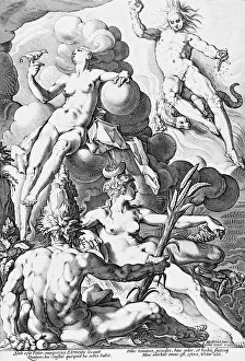 Matham Jacob Prints: The Four Elements, 1588. Creator: Jacob Matham