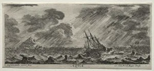 Stefano Della Bella Italian Prints: The Four Elements: Aqua. Creator: Stefano Della Bella (Italian, 1610-1664)