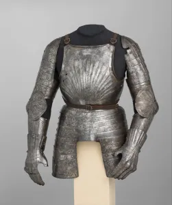 Fluted Prints: Elements of a Light-Cavalry armour, Austrian, Innsbruck or Mühlau, ca. 1505-10