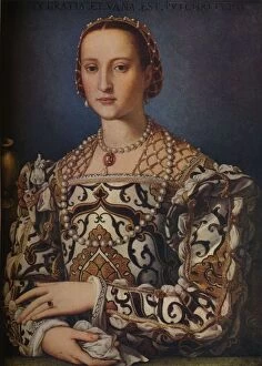 Cosimo I De Medici Collection: Eleonora di Toledo, c1559. Artist: Agnolo Bronzino