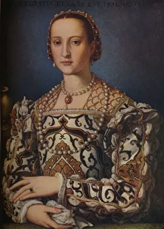 Beautiful Prints: Eleonora di Toledo, c1559. Artist: Agnolo Bronzino