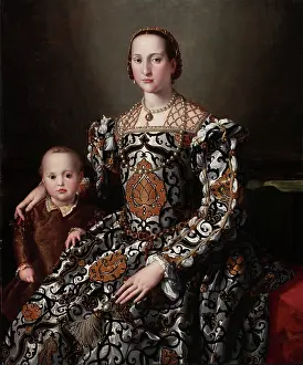 Noblewoman Prints: Eleonora of Toledo and Her Son