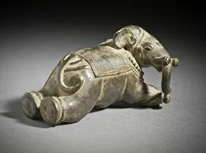 Copper Alloy Prints: Elephant, 13th century. Creator: Unknown