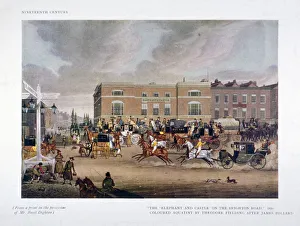 The Elephant and Castle Inn, Newington Butts, Southwark, London, 1826