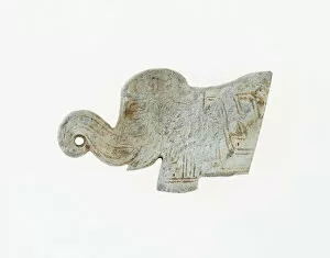 12th Century Bc Gallery: Elephant Pendant, Shang period, 13th-11th century B.C. Creator: Unknown