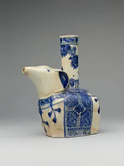 Zoomorphic Prints: Elephant-Shaped Kendi, Iran, second quarter 17th century. Creator: Unknown