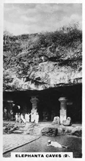 Images Dated 4th June 2007: Elephanta Caves, Bombay, India, c1925