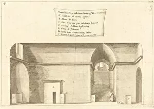 Jerusalem Israel Gallery: Elevation of the Church of the Holy Sepulchre, 1619. Creator: Jacques Callot