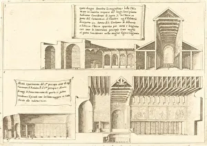 Elevation Prints: Elevation of Churches including the Holy Manger, 1619. Creator: Jacques Callot