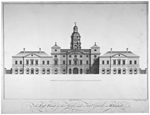 Cupola Prints: Elevation of the east front of Horse Guards, Westminster, London, 1752