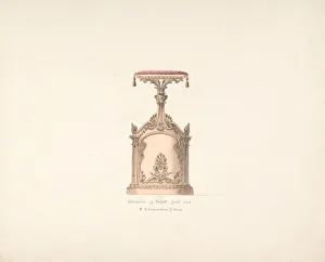 Elevation of a Pulpit, Front View, R. Edmundson & Sons, early 19th century