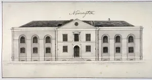 Judicial Prints: Elevation of the Sessions House on Newington Causeway, Southwark, London, c1825. Artist
