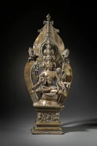 Avalokiteshvara Prints: Eleven-Headed Avalokiteshvara (image 1 of 6), early 11th century. Creator: Unknown