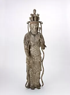 Arthur M Sackler Gallery Collection: Eleven-headed Bodhisattva Avalokiteshvara (Juichimen Kannon), Kamakura period, 1185-1333