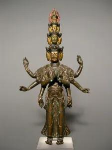 Eleven-Headed Bodhisattva Avalokiteshvara, 17th / 18th century. Creator: Unknown