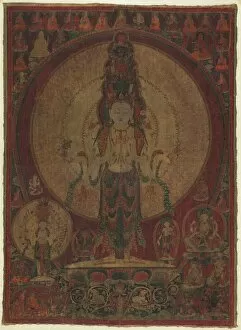Early 16th Century Gallery: Eleven-Headed, Thousand-Armed Bodhisattva of Compassion (Avalokiteshvara), c. 1500