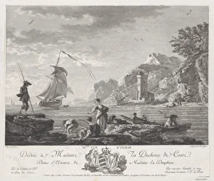 Joseph Vernet Prints: Eleventh View of Italy, ca. 1765. Creator: Jacques Philippe Le Bas