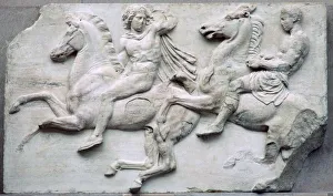 Part of the Elgin Marbles from the Parthenon, 5th century BC Part of the Elgin Marbles from the Parthenon, 5th century BC