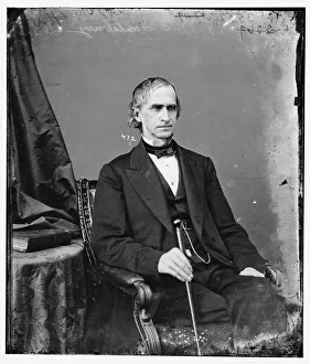 Eli Saulsbury of Delaware, between 1860 and 1875. Creator: Unknown
