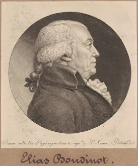Elias Boudinot, 1798. Creator: Charles Balthazar Julien Fevret de Saint-Memin