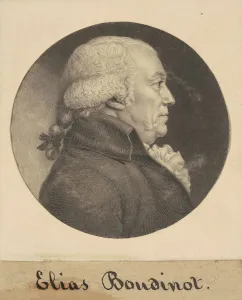 Elias Boudinot, 1798. Creator: Charles Balthazar Julien Fevret de Saint-Memin
