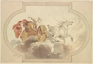 Heaven Prints: Elias goes heavenwards, c1726. Creator: Jacob de Wit
