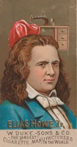 Elias Prints: Elias Howe, Jr. from the series Great Americans (N76) for Duke brand cigarettes, 1888