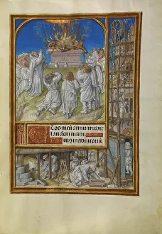 Pulley Prints: Elijah Begging for Fire from Heaven; Spinola Hours